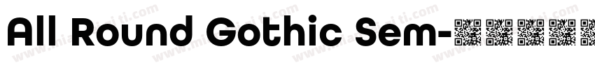 All Round Gothic Sem字体转换